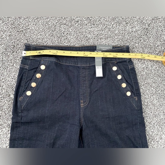 Chico’s Pull-On Wide Leg Jean In Dark Denim Wash NEW Size 1.5 (10 Medium) - Picture 9 of 9